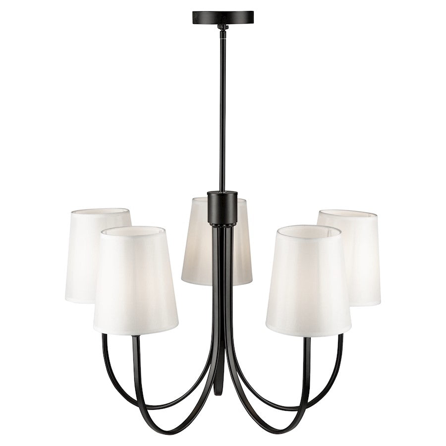 Rhythm Chandelier, White