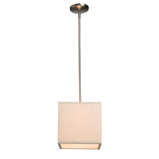 Artcraft Mercer Street 1 Light 10" Pendant, Oatmeal - SC542OM