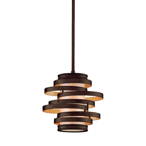 Corbett Lighting Vertigo 1 Light Pendant, Bronze Gold Leaf - 113-41-BRL-GL