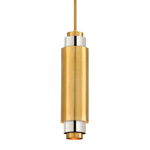 Corbett Lighting Sidcup 1 Light 20" Pendant, Polished Brass/Nickel - 315-42