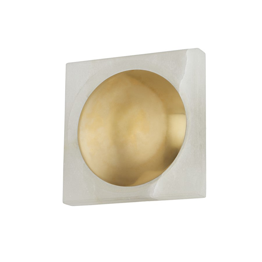 Corbett Lighting Hamel 1 Light Wall Sconce, Vintage Brass - 416-09-VB