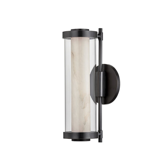 Corbett Lighting Caterina 1 Light Wall Sconce, Black Brass/Clear - 433-14-BBR