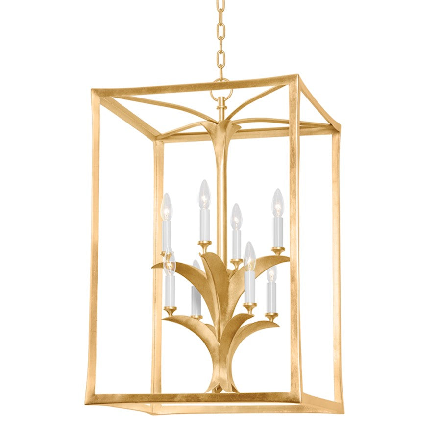 Corbett Lighting Bergamo 8 Light Lantern, Vintage Gold Leaf - 435-47-VGL-GL