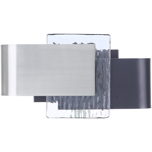Craftmade Harmony LED Wall Sconce, Flat Black/Polished Nickel - 11912FBPLN-LED