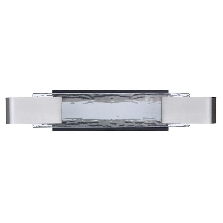 Craftmade Harmony LED Vanity, Flat Black/Polished Nickel - 11924FBPLN-LED