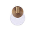 Craftmade Glisten 1 Light LED Wall Sconce, Satin Brass/Seeded - 15106SB-LED