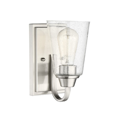Craftmade Grace 1 Light Wall Sconce, Brushed Polished Nickel - 41901-BNK-CS