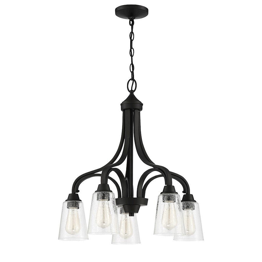 Craftmade Grace 5 Light Down Chandelier, Espresso - 41915-ESP-CS