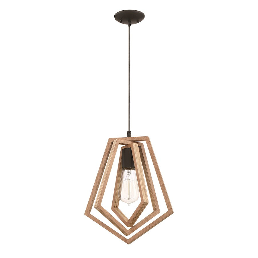 1 Light Pendant, Espresso