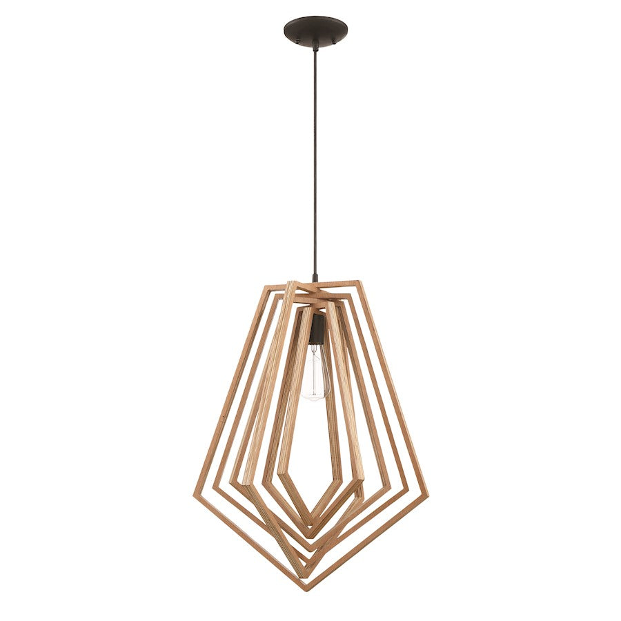 1 Light Pendant, Espresso