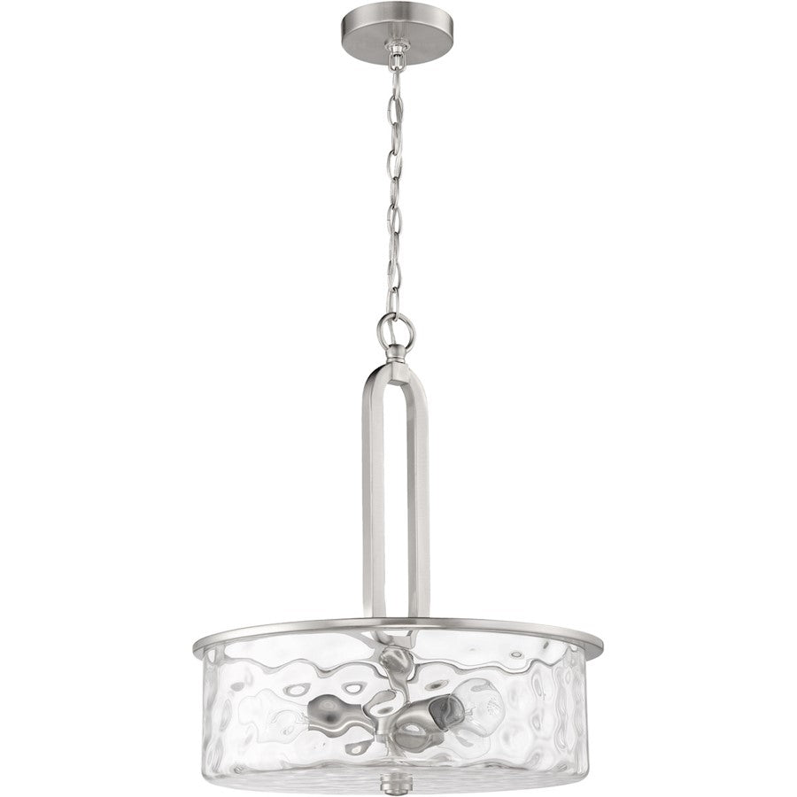 Craftmade Collins 3 Light Pendant, Brushed Polished Nickel - 54293-BNK