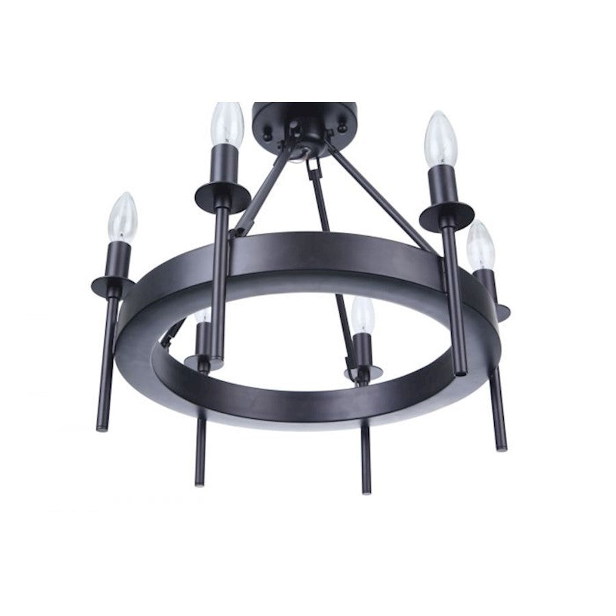 Craftmade Larrson 6 Light Semi-Flush