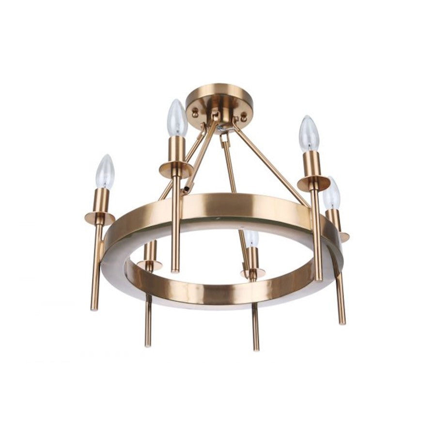 Craftmade Larrson 6 Light Semi-Flush