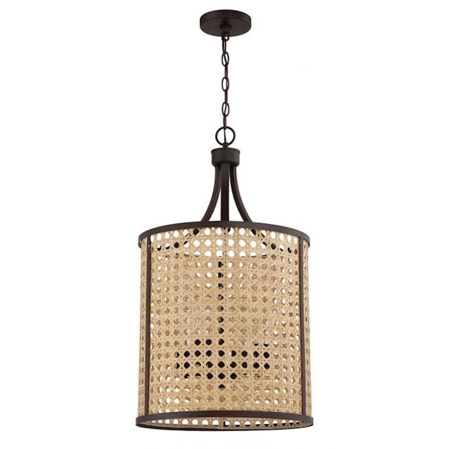 Craftmade Malaya 4 Light Foyer, Aged Bronze Brushed