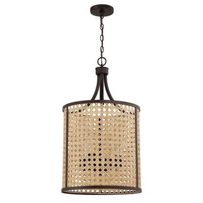 Craftmade Malaya 4 Light Foyer, Aged Bronze Brushed