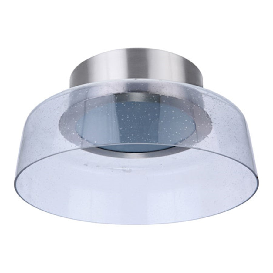 Craftmade Centric 10.5" LED Flush Mount, Brushed Polished Nickel - 55180-BNK-LED