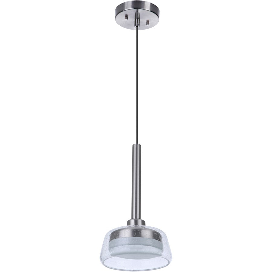 Craftmade Centric 7.5" LED Pendant, Brushed Polished Nickel - 55190-BNK-LED