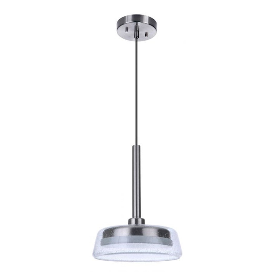 Craftmade Centric 10" LED Pendant, Brushed Polished Nickel - 55191-BNK-LED