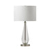 Craftmade 27" Table Lamp, Brushed Polished Nickel/Off White Linen - 86243