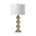 Craftmade 27" Table Lamp, Satin Brass/Off White Linen - 86244
