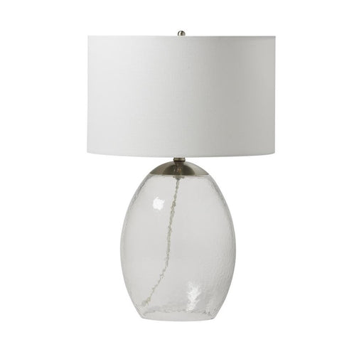 Craftmade 24" Table Lamp, Satin Brass/Off White Linen - 86245