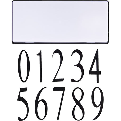 Craftmade Surface Mount Address Plaque Number 0 - AP-0-FB