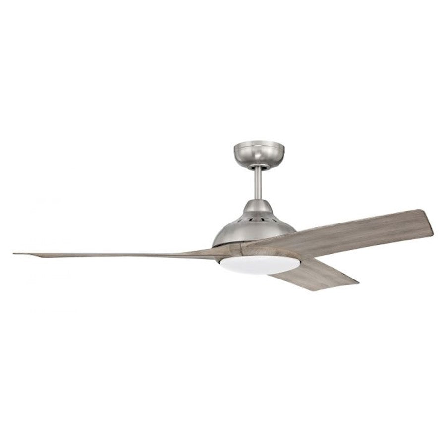 Craftmade Beckham 54" Ceiling Fan, Brushed Polished Nickel - BEK54BNK3