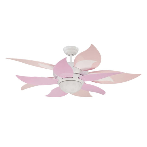 Craftmade 52" Ceiling Fan/Blades Included, White - BL52W10-PNK