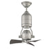 Craftmade 18" Bellows Uno Ceiling Fan, Painted Nickel/Greywood blades - BW318PN3