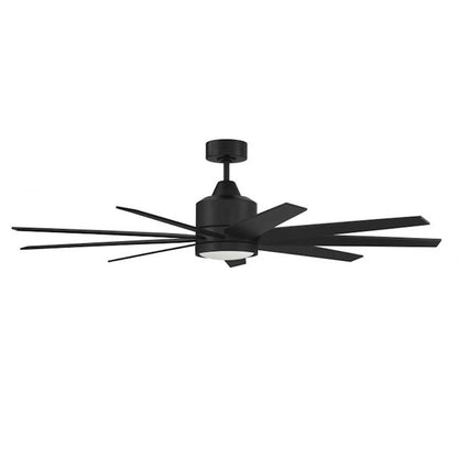 Craftmade Champion 60" Ceiling Fan, Flat Black - CHP60FB9