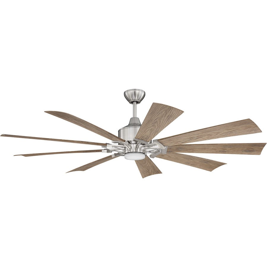 Craftmade 60" Eastwood Ceiling Fan, Brushed Polished Nickel - EAS60BNK9