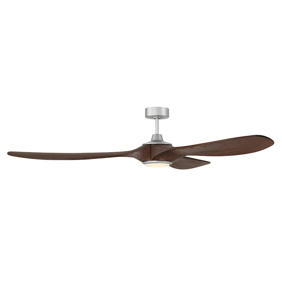 Craftmade Envy 72" Ceiling Fan, Nickel/Dark Cedar - EVY72PN3