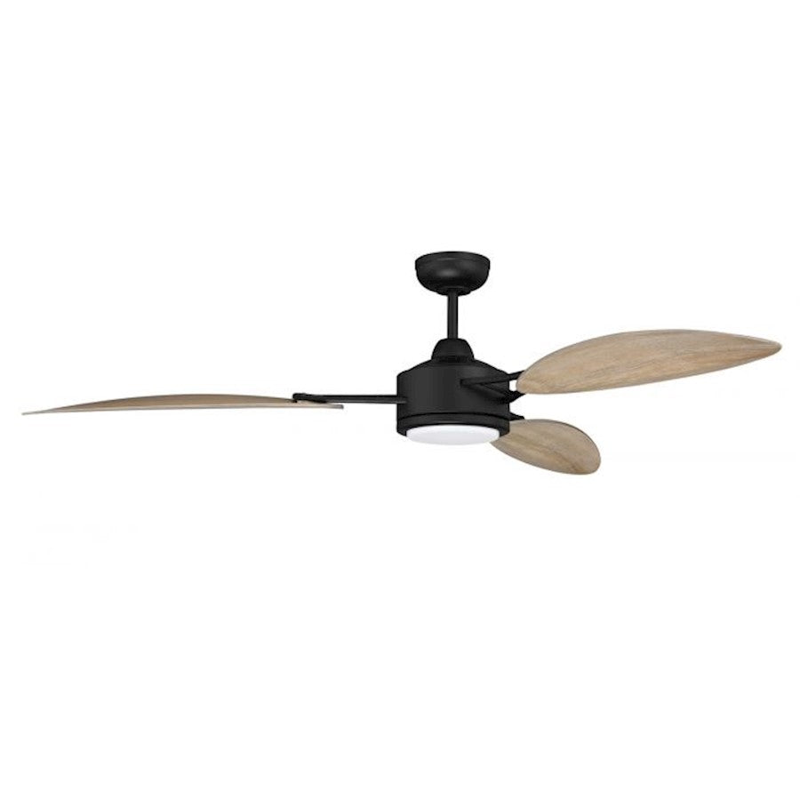 Craftmade Journey 64" Ceiling Fan, Flat Black - JOU64FB3