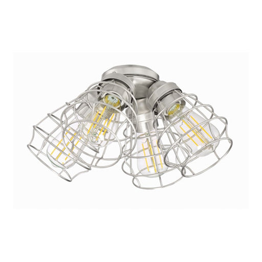 Craftmade 4 Light Light Kit with Cage Shades, Brushed Nickel - LK405101-BNK-LED