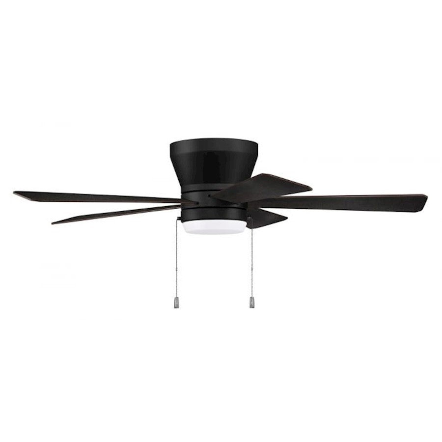 Craftmade Merit 52" Ceiling Fan, Flat Black - MER52FB5