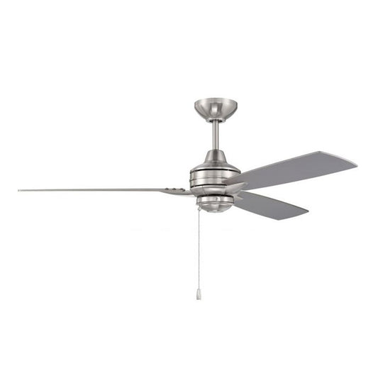 Craftmade Moto 52" Ceiling Fan, Brushed Polished Nickel - MOT52BNK3