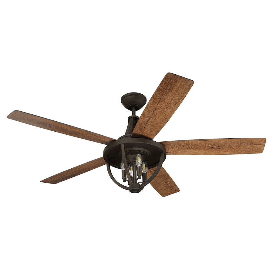 Craftmade Nash 56" Ceiling Fan, Espresso/Flat ESP/Mesquite - NSH56ESP5