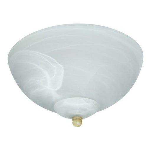 Craftmade Outdoor Bowl Light Kit, White with Alabaster Glass - OLK315-LED
