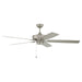 Craftmade Outdoor Super Pro 60" Ceiling Fan, Painted Nickel - OS60PN5