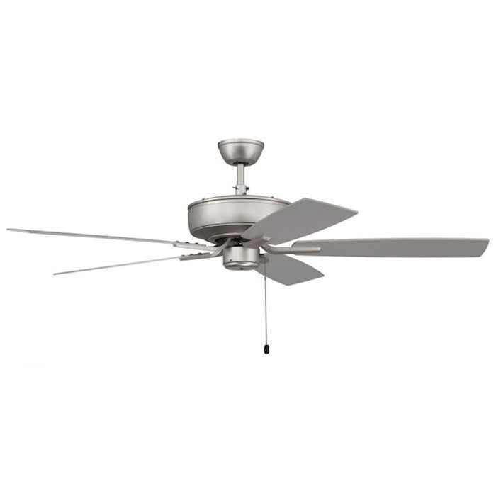 Craftmade Pro Plus 52" Fan with Blades, Brushed Satin Nickel - P52BN5-52BNGW