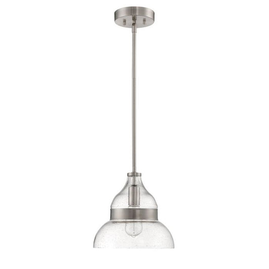 Craftmade 1 Light Mini Pendant, Brushed Polished Nickel - P960BNK1