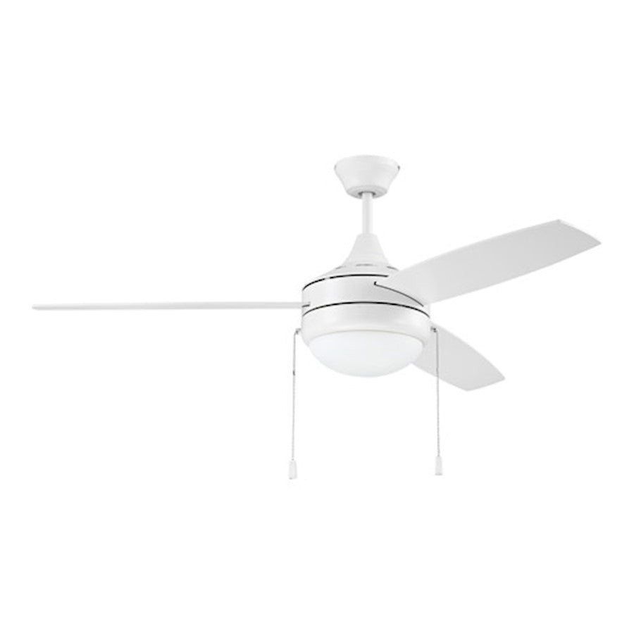 Craftmade 52" Phaze 3 Ceiling Fan, White - PHA52W3-UCI