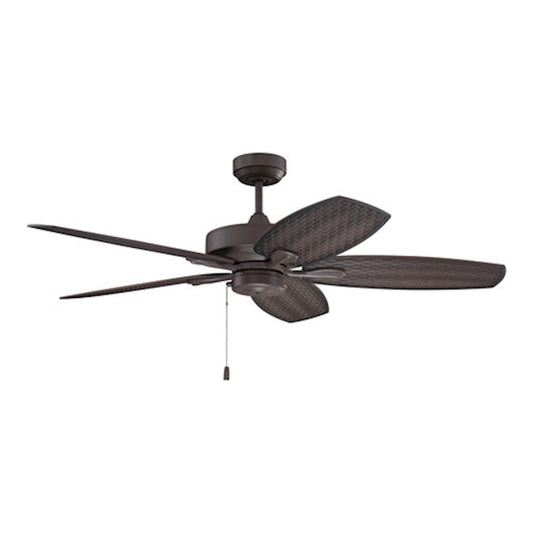 Craftmade 52" Retreat Ceiling Fan, Brown - RET52BR5