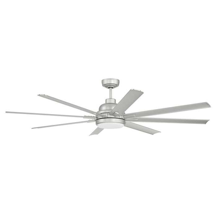Craftmade Rush 65" 1 Lt Ceiling Fan/Blades Included, Nickel/Frost - RSH65PN8