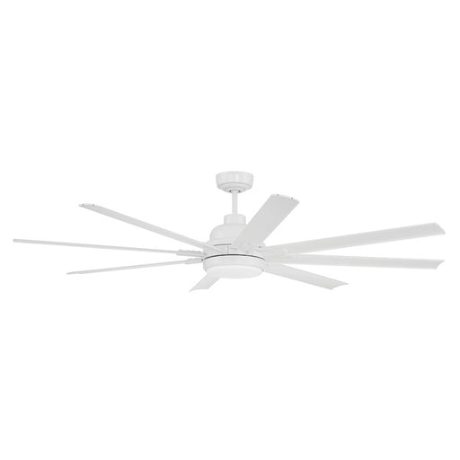 Craftmade Rush 65" 1 Lt Ceiling Fan/Blades Included, White/Frost White - RSH65W8