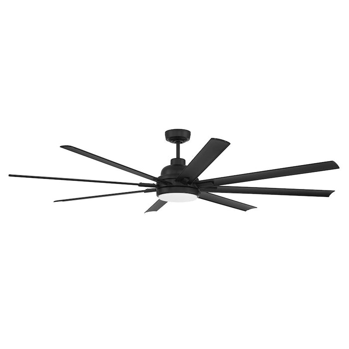 Craftmade Rush 72" 1 Lt Ceiling Fan/Blades Included, Black/Frost - RSH72FB8
