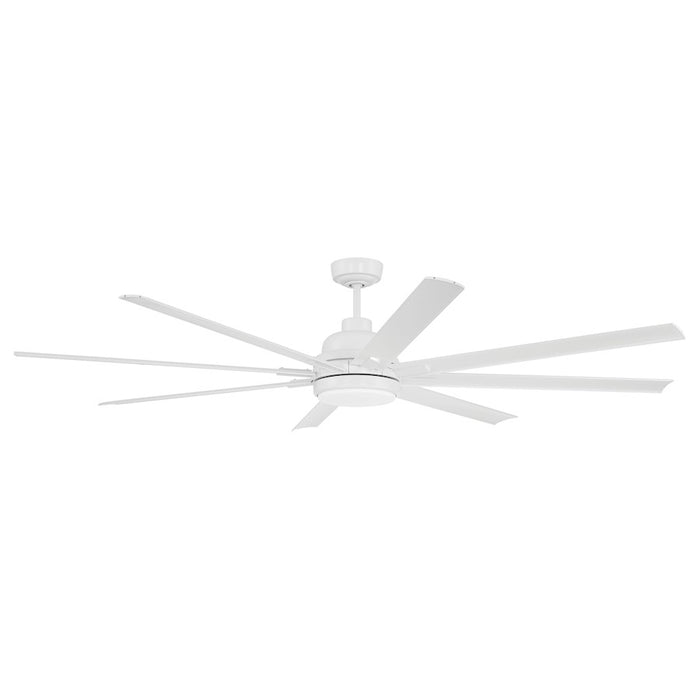 Craftmade Rush 72" 1 Lt Ceiling Fan/Blades Included, White/Frost White - RSH72W8