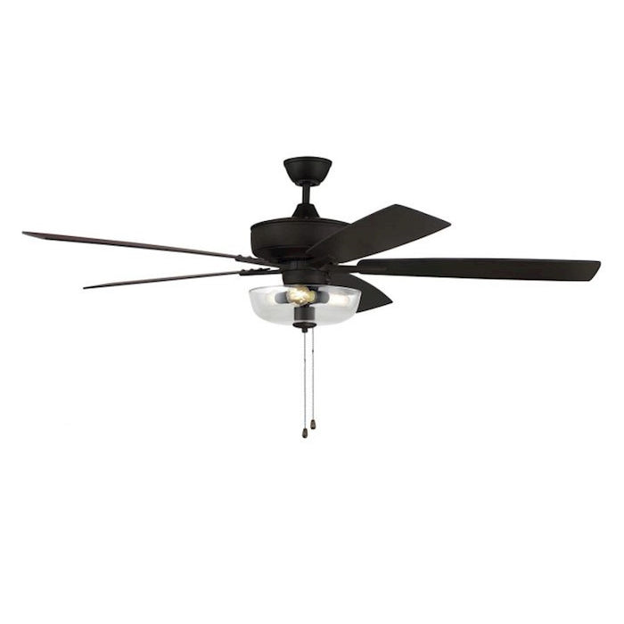 Craftmade Super Pro 101 60" Fan With Blades, Clear Bowl Light