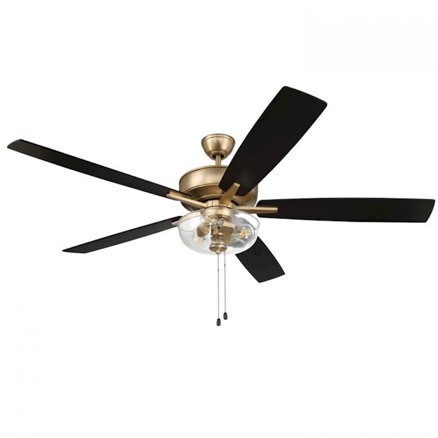 Craftmade Super Pro 101 60" Fan With Blades, Clear Bowl Light