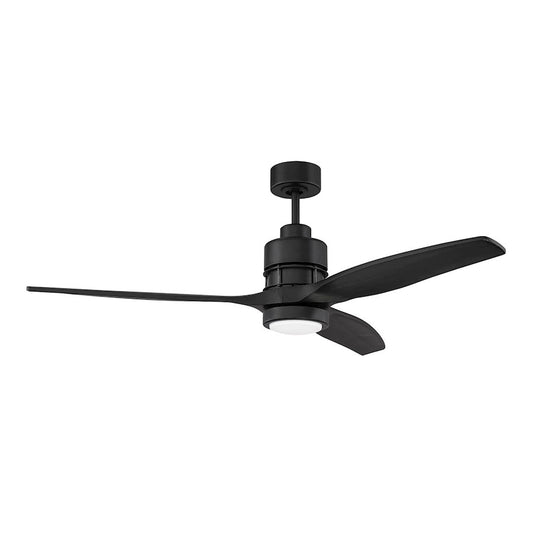 Craftmade 52" Sonnet Ceiling Fan Kit, Flat Black - SON52FB-52FB